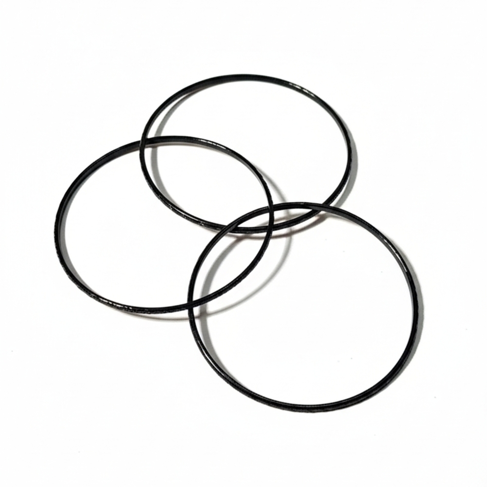 Elegant Black Bangle Set